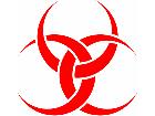  Biohazard Similar Decal