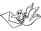  Bird With Letter 0 4 5 V A 1 Decal