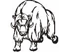  Bison Ox Animal Wild 0 3 4a Decal