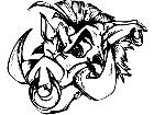  Boar Hog Head 4 M B 1 Decal