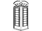  British Phone Booth T G P A 1 Decal