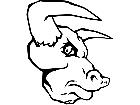  Bull Head 1 M B 1 Decal