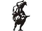  Bull Rider Up C U 1 Decal
