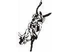  Bull Rider Way Up C U 1 Decal