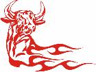  Bull Toro Flame 0 1 A F 1 Decal