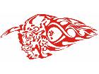  Bull Toro Tribal 0 1 A F 1 Decal