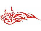  Bull Toro Tribal 0 6 A F 1 Decal