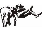  Bullrider Take Down Decal