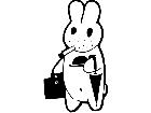  Bunny Busy Decal