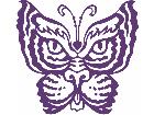  Butterfly Cat Decal