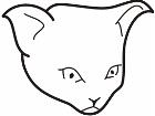  Cat Cute Face 1 3 8 Decal