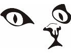  Cat Face 1 6 0 Decal