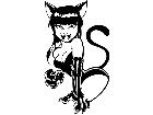  Cat Girl Decal