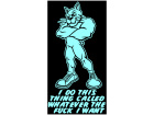  Cat Stance Whatever Fuck Decal