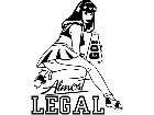  Cheerleader Legal Decal