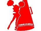  Cheerleader Megaphone Decal