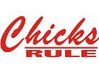  Chicks Rule 1 Decal