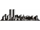  City Skyline P A 1 Decal