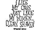  Clean Shaven Cars Decal