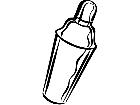  Cocktail Shaker Decal