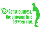  Consciousness Naps Decal