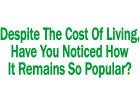  Cost Of Living Popular Decal