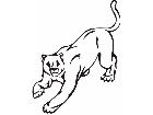  Cougar Animal Wild 0 3 7a Decal