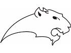  Cougar Simple Line 1 3 6 Decal