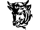  Cow Mean Decal