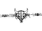  Cow Skull 4 Decal