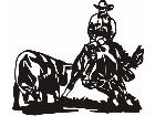  Cowboy Calf Catch C U 1 Decal