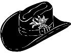  Cowboy Hat 2 Decal