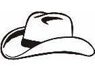  Cowboy Hat Simple C U 1 Decal