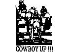  Cowboy Up Girls Decal