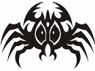  Crab Tribal 2 7 4 Decal