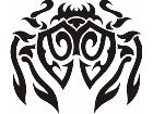 Crab Tribal 2 7 5 Decal