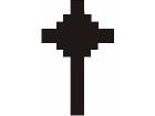  Crosses 3 4 Decal