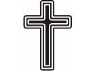  Crosses 3 5 Decal