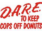  D A R E Cops Decal