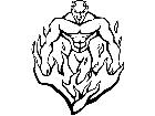  Devil Flame M B 1 Decal