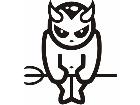  Devil Pout Decal