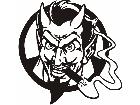  Devil Smoker Decal