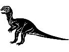  Dinosaurs Dilophosaurus 1 3 5 V A 1 Decal