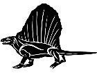  Dinosaurs Dimetrodon 1 3 5 V A 1 Decal