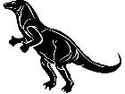  Dinosaurs Iguanodon 1 3 5 V A 1 Decal