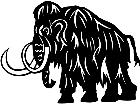  Dinosaurs Woolly Mammoth 1 3 5 V A 1 Decal