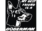  Doberman Friend Decal