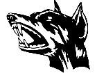  Doberman Growl Decal