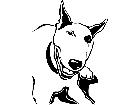  Dogs Bull Terrier 0 2 P A 1 Decal