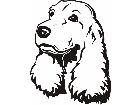  Dogs Cocker Spaniel P A 1 Decal